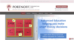 Desktop Screenshot of portnofffinancial.com